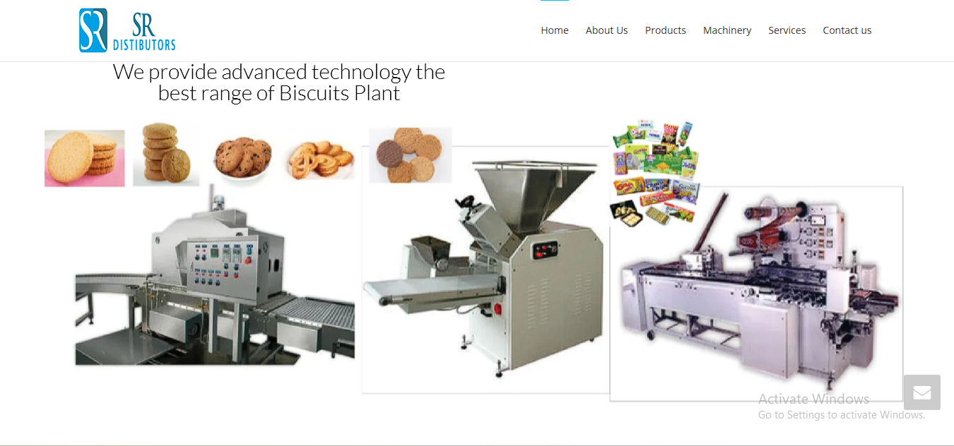 SR Distibutors import-export industry Website